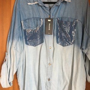 Denim Ombre Shirt